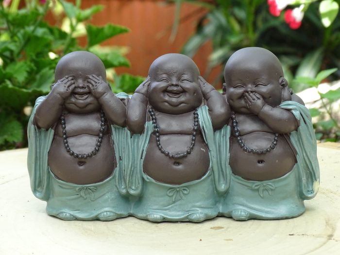 Statuette 3 bouddhas