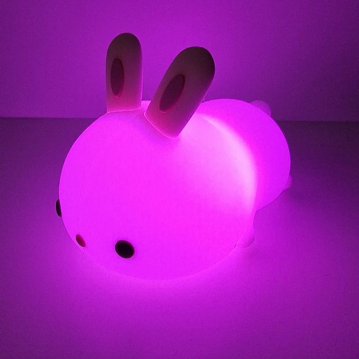 Veilleuse bebe lapin LED - Lumière douce - photo numéro 3