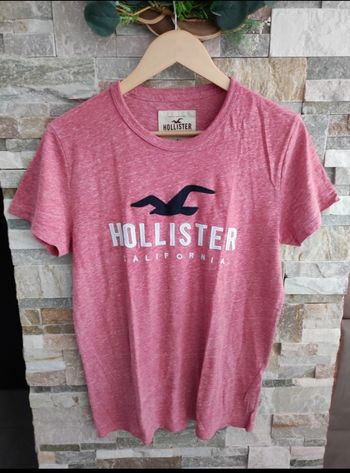 T-shirt rose Hollister