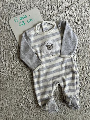 Pyjama velours In Extenso 6M