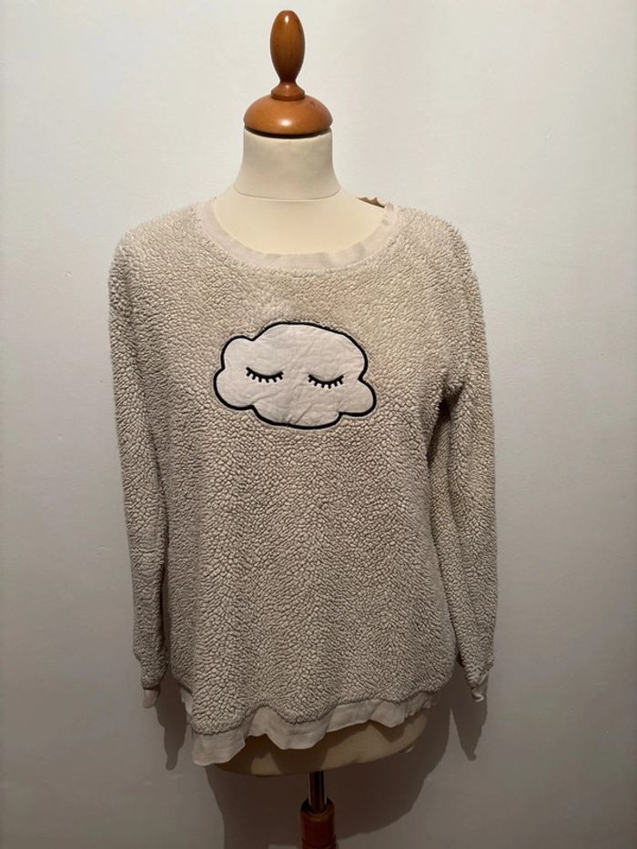 Haut de pyjama nuage pilou pilou femme taille M Tex