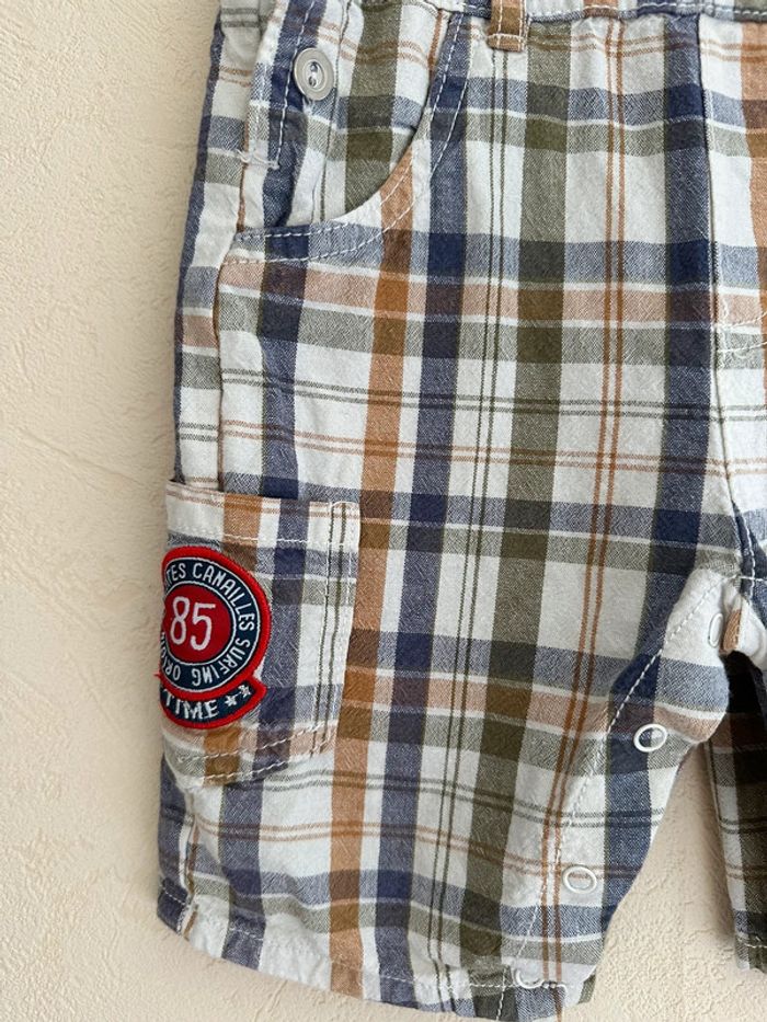 Salopette short bébé garçon 18 mois - photo numéro 3