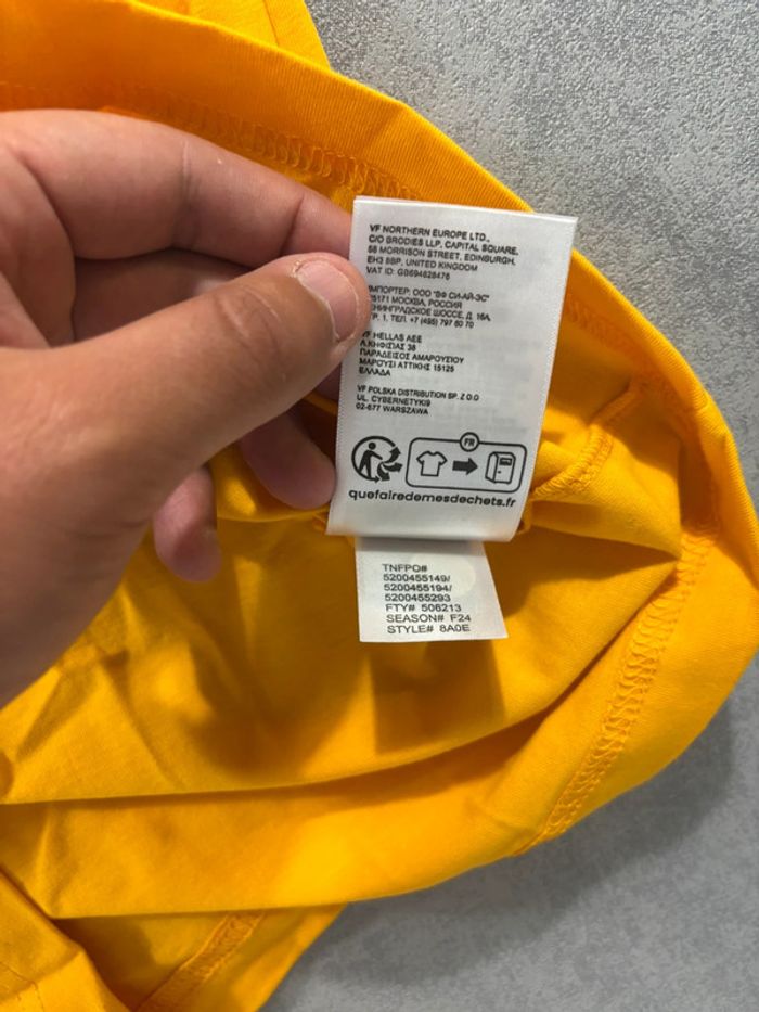 T-Shirt The north Face Aniversary Jaune Taille S Neuf avec étiquette - photo numéro 6