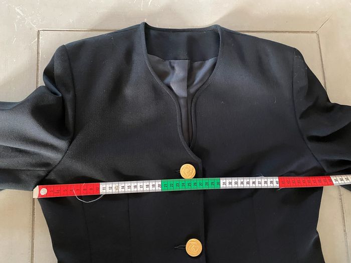 Blazer noir à boutons dorés Fedora taille 38 Made in France - photo numéro 18