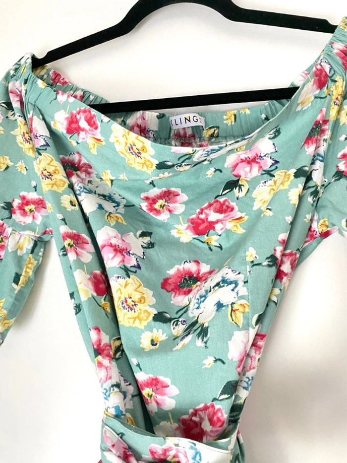 Robe D’Été À Fleurs Taille M-L - photo numéro 5