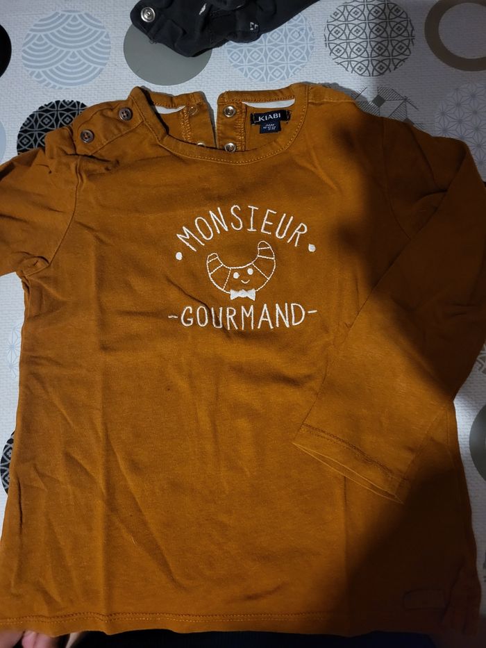 Tee shirt monsieur gourmand