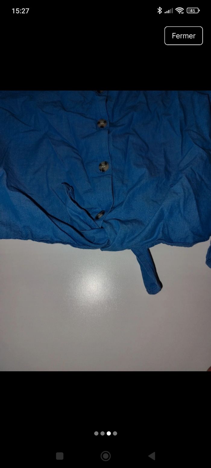 Chemisier fille a noué 12 13 ans - photo numéro 3