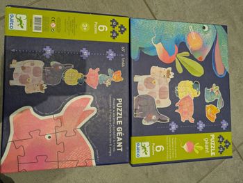 Puzzle géant évolutif djeco +3 ans animaux ferme 