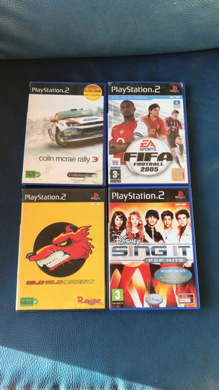 Lot 4 jeux PlayStation 2