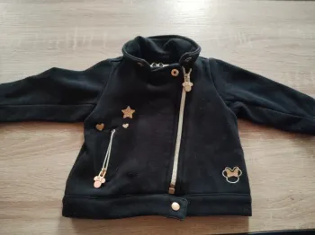 Veste Minnie noir 3 mois