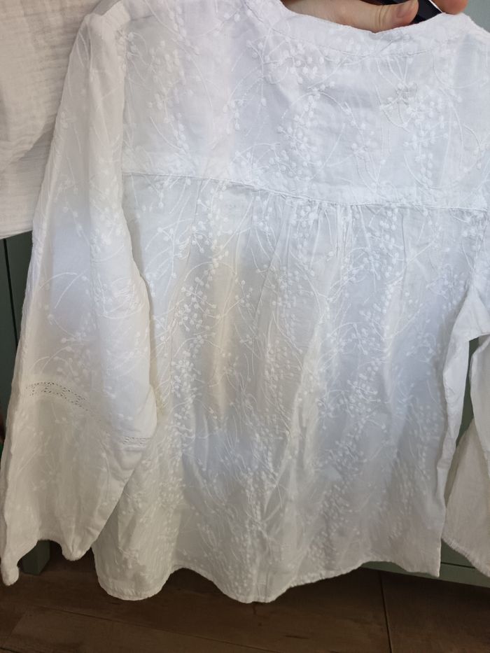 Chemise brodée blanche - photo numéro 4