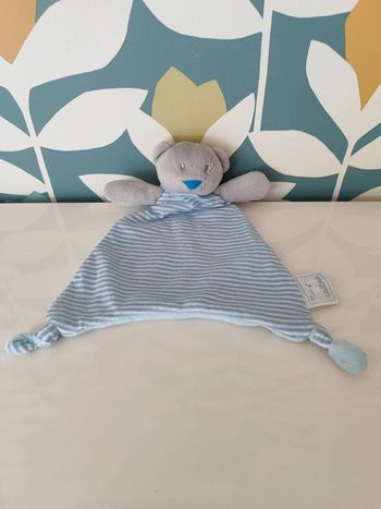 Doudou plat ours mes petits cailloux