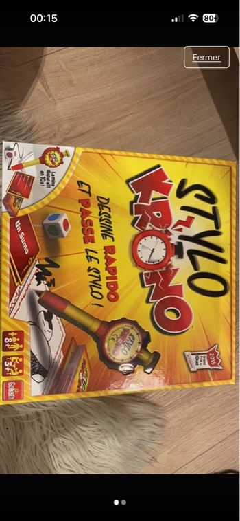 jeu de société stylo chrono 