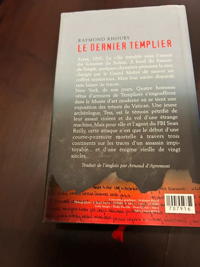 Livre le dernier templier de Raymond Khoury - photo numéro 2