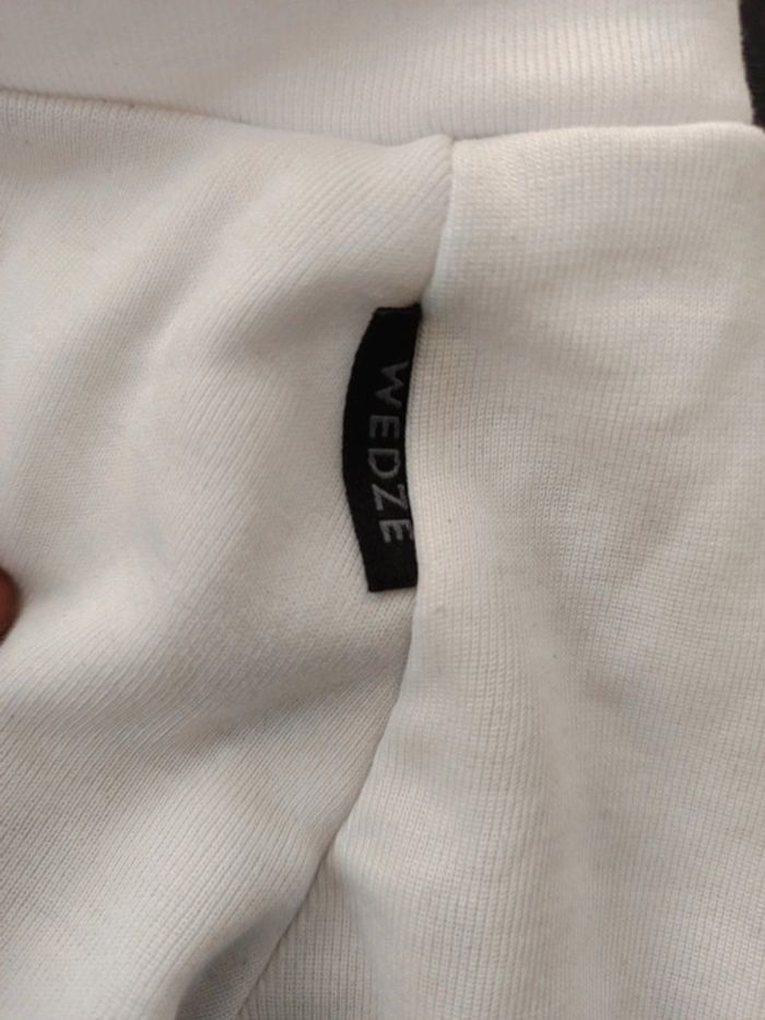 Sweat col roulé blanc WEDZE - photo numéro 3