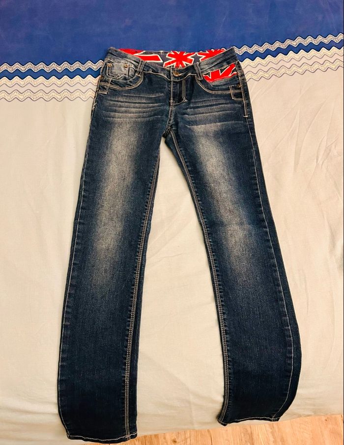 Lot jeans fille 12 ans - photo numéro 2