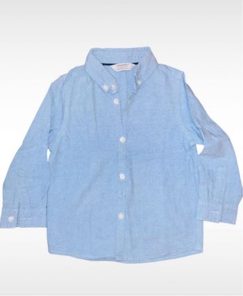 Chemise bleu clair 24 mois
