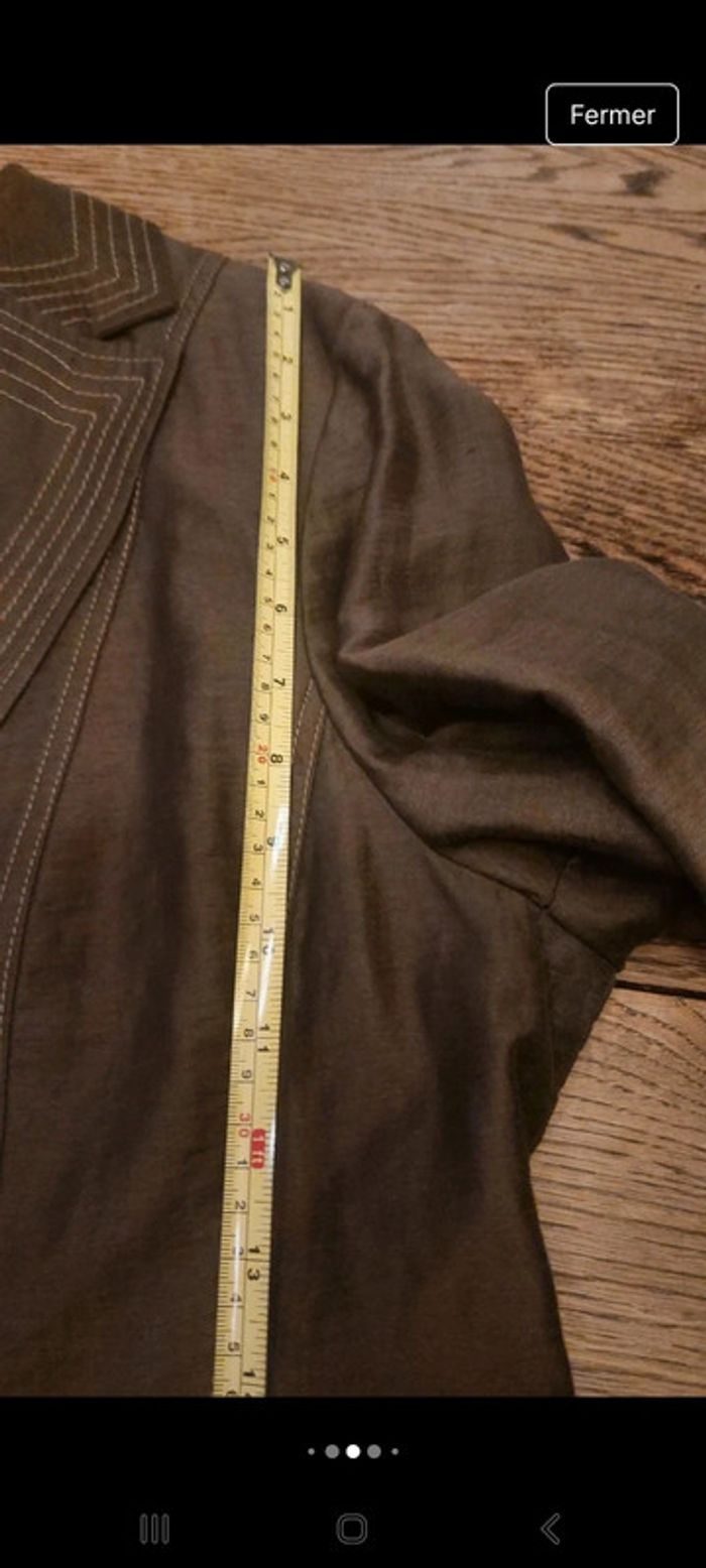 Blazer elegant Apanage lin et viscose be/fr 46 - photo numéro 11