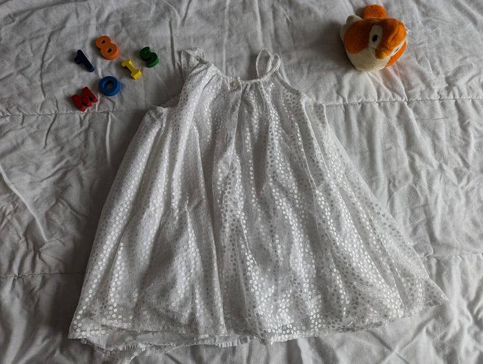 Robe été blanche - 18 mois - photo numéro 2