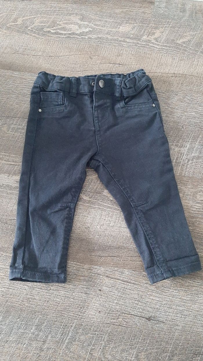 Jean pantalon noir 12 mois