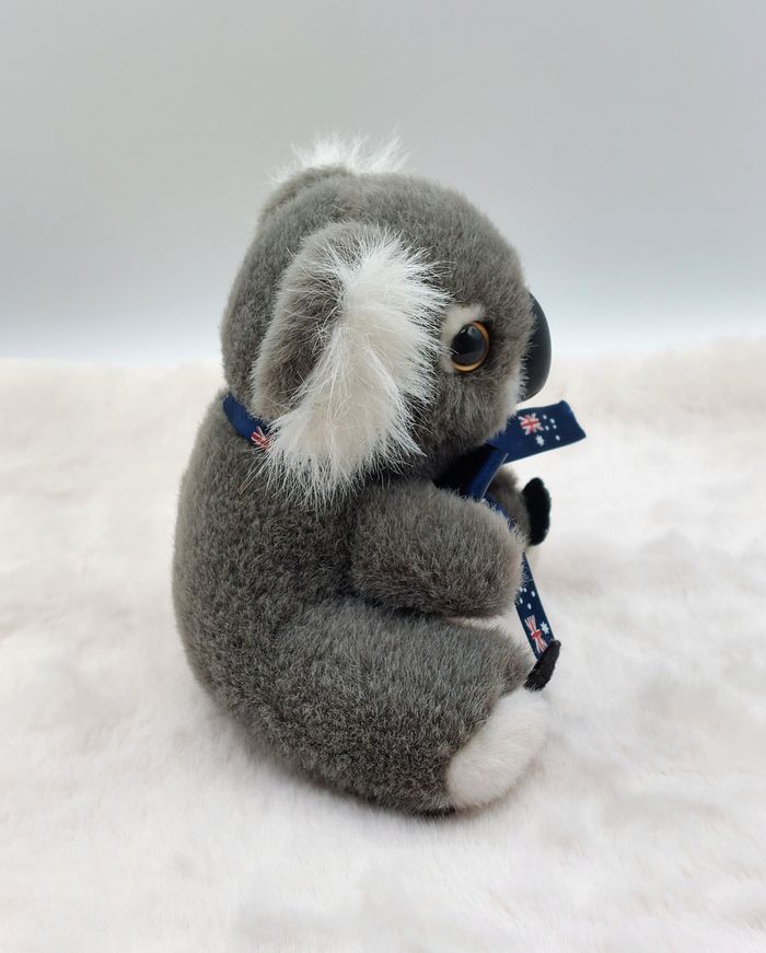Petite peluche doudou koala gris blanc Australie Ascool 16 cm - photo numéro 7