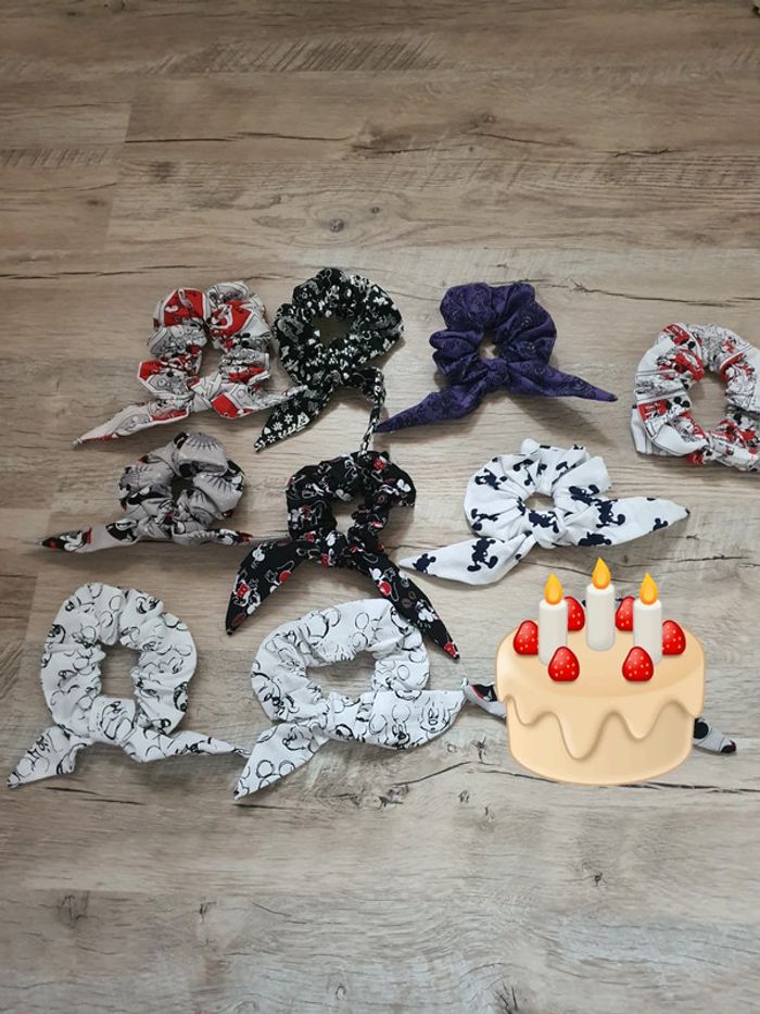 Chouchou élastique tissus disney