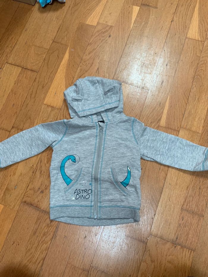 Sweat zippé 18 mois