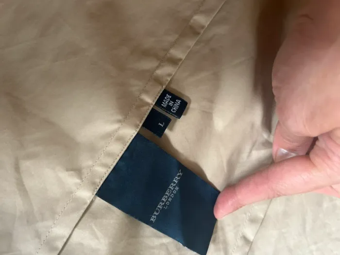 Burberry Imperméable veste trench-coat beige Femme taille L. - photo numéro 12