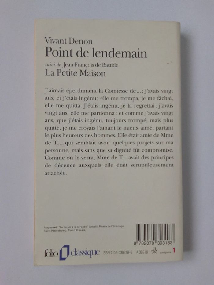 Vivant Denon - Point de lendemain - photo numéro 2