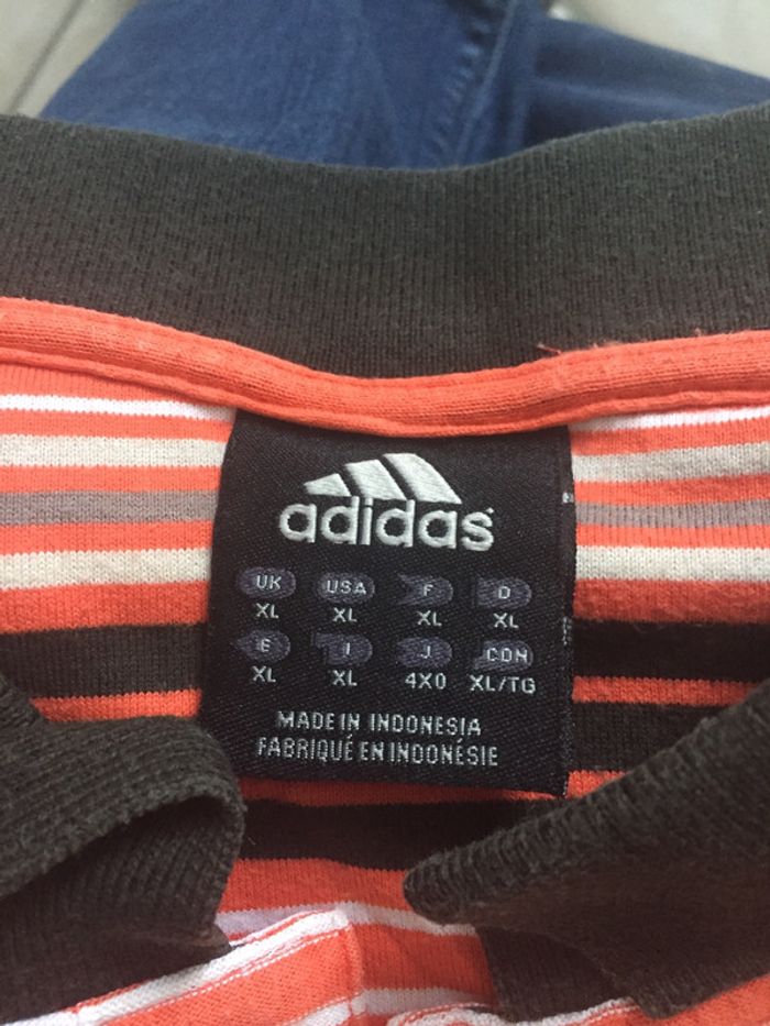 Polo rayé Adidas - photo numéro 4
