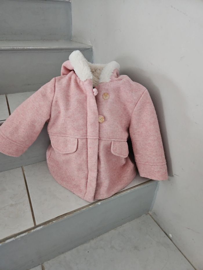 Manteau chaud bébé fille Kiabi 12 mois BBF2 - photo numéro 2