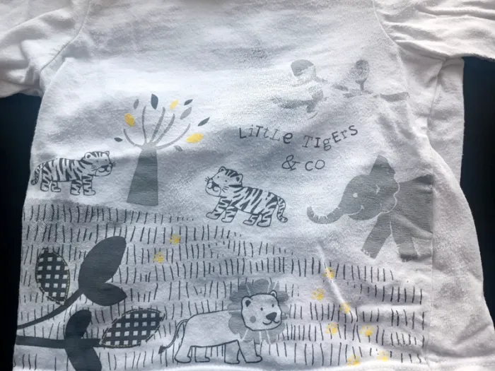 Lot 5 t shirt manches longues 6 mois - photo numéro 10
