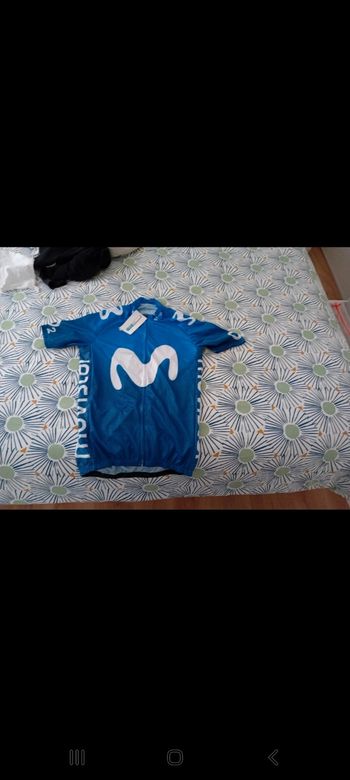 Maillot cyclisme movistar