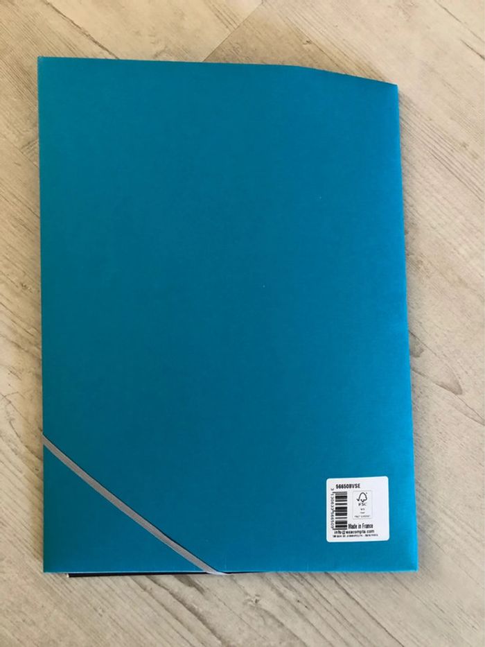 1 trieur cartonné 12 onglets avec rabat élastique 24x32 « exacompta » NEUF - photo numéro 5