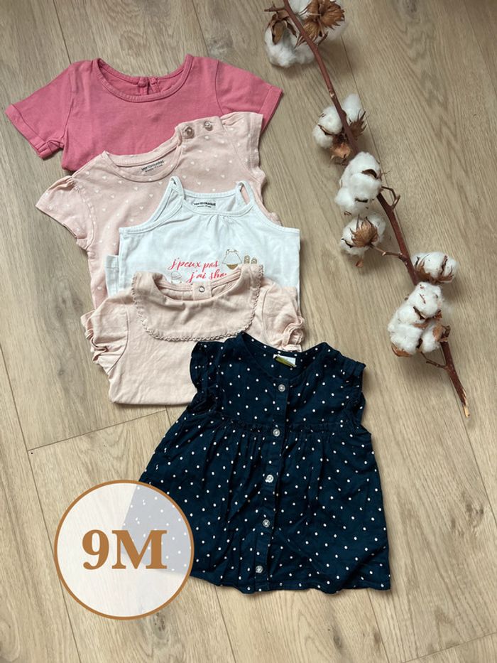 👕 Lot top été / 9 Mois