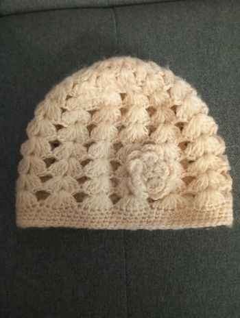 Bonnet fille Rose poudré 54/56