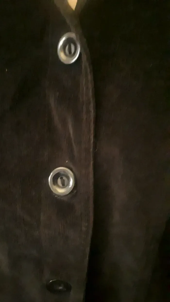 🧥Veste de velours noir 42 - photo numéro 3