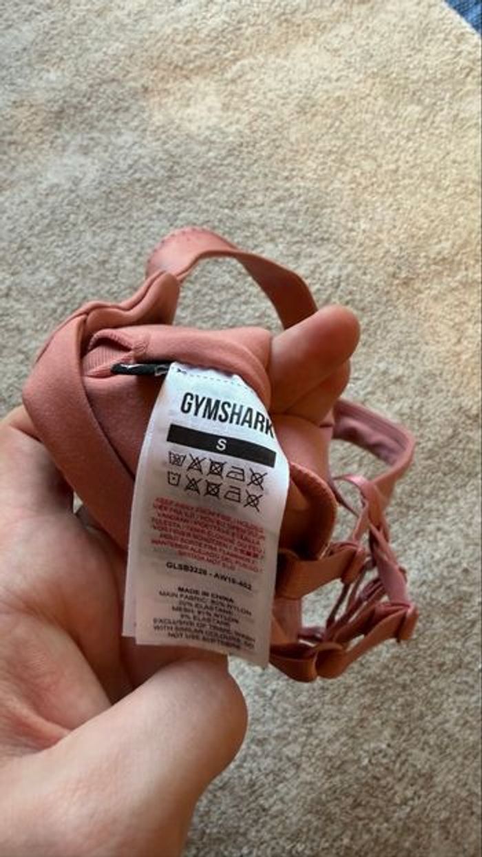 Gymshark Brassière Sport Femme Rose – Taille S – Brassière Fitness Musculation – Très bon état - photo numéro 9
