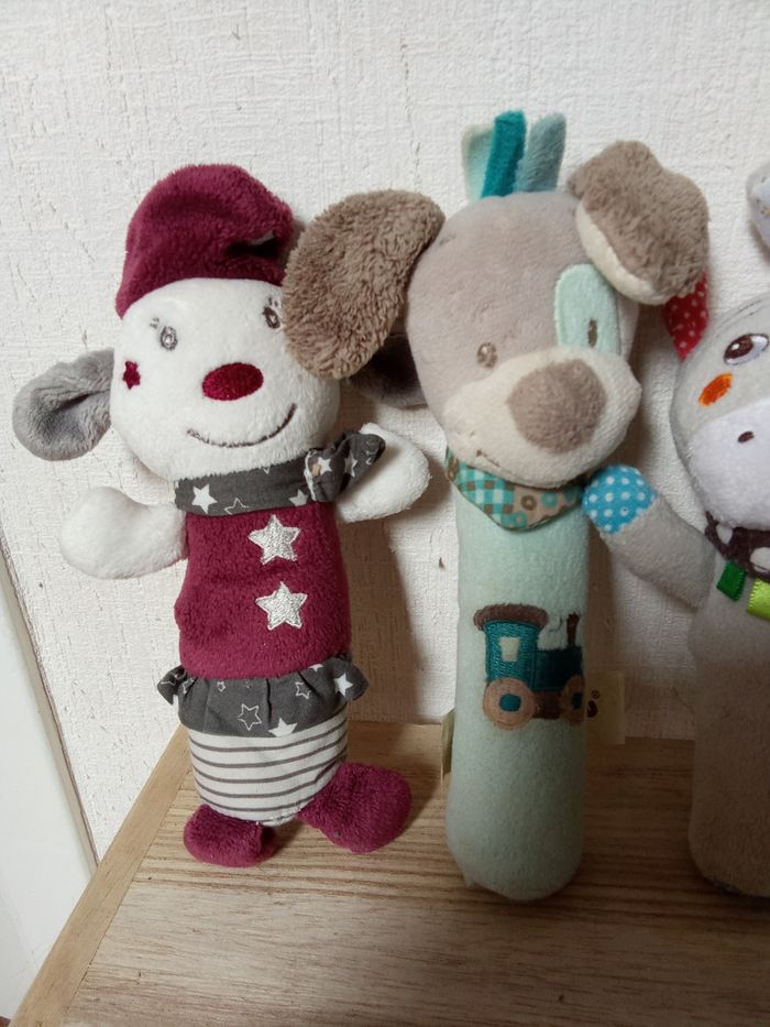 Lot  éveil, sensoriel, de jeux, jouets premier âge, hochet,  dès 3 mois - photo numéro 2