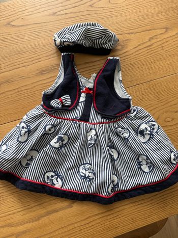 Robe vintage petite fille 🌸 18 mois + chapeau