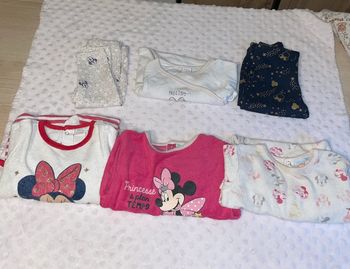 Lot habits fille 6 mois spécial Minnie