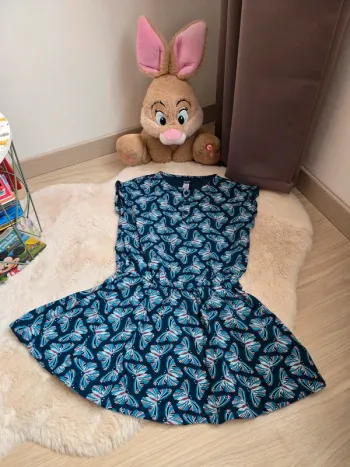 Robe papillons okaidi 6 ans