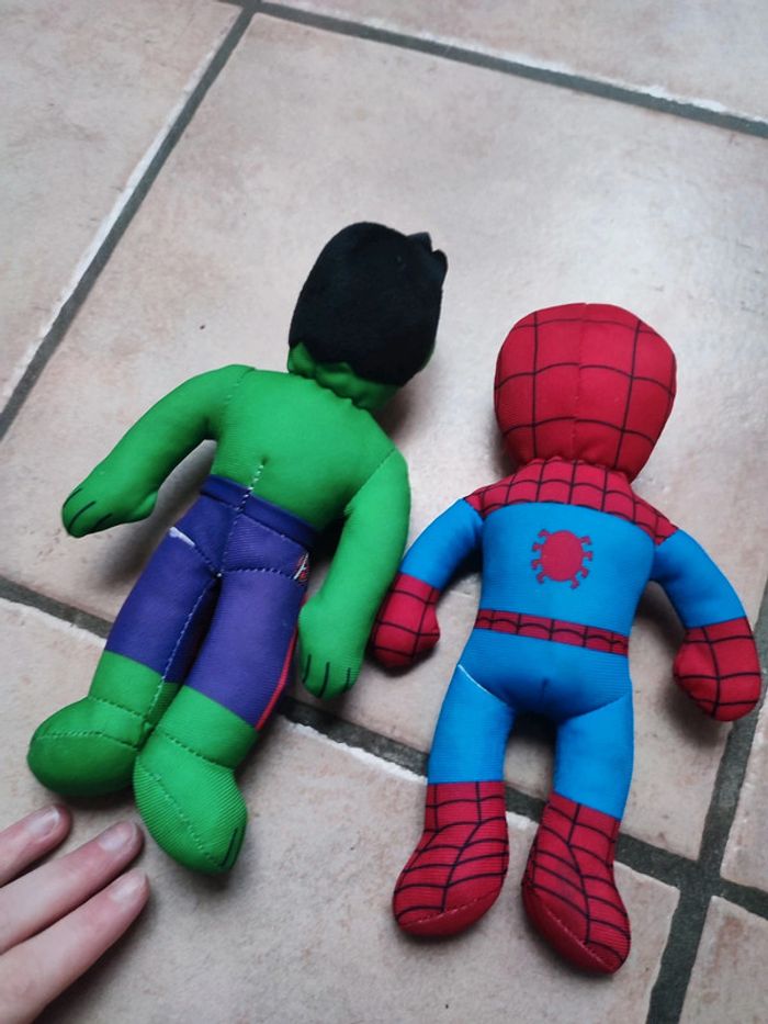 Peluche Spiderman et Hulk - photo numéro 2