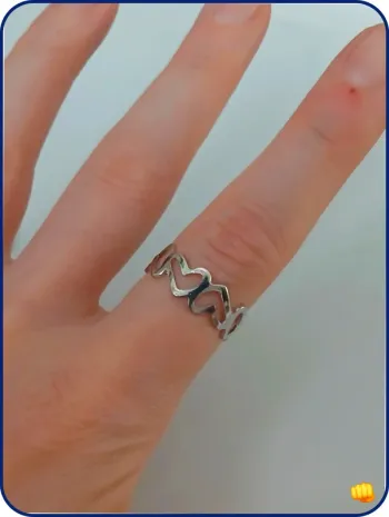 Bague en acier inoxydable