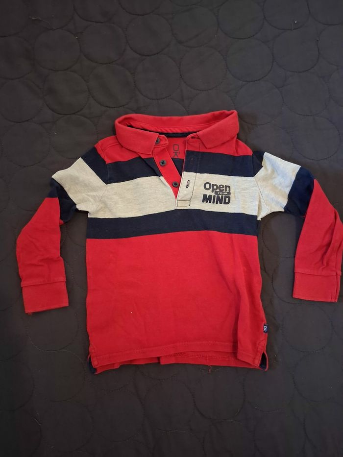 Polo manches longues 3 ans