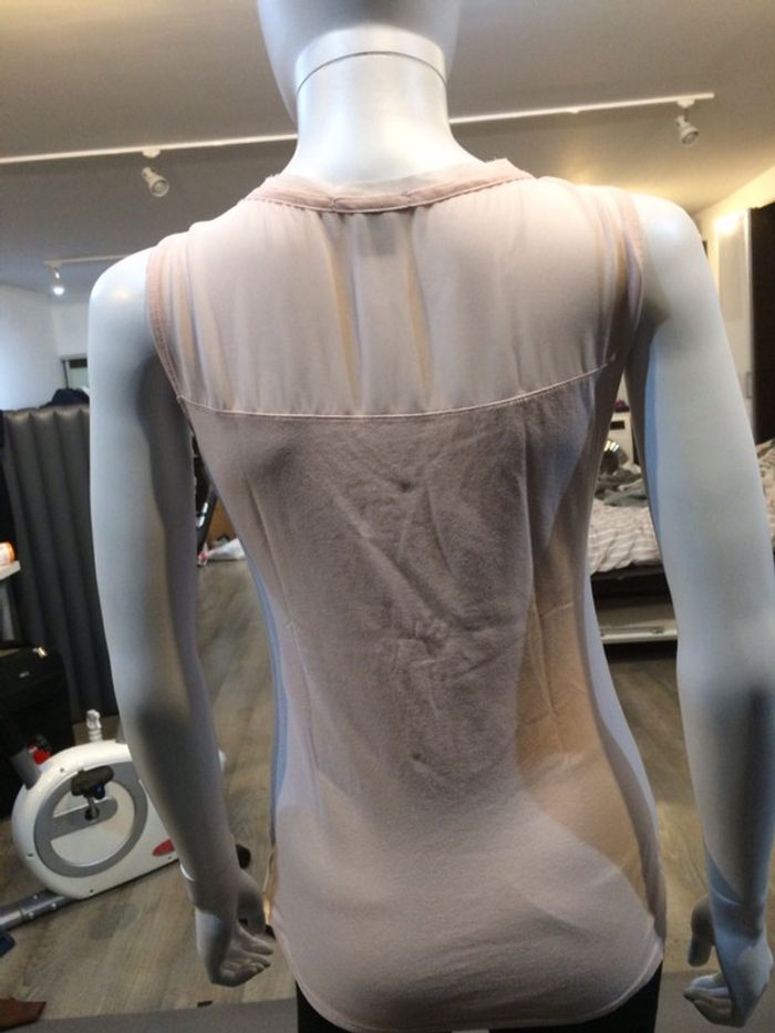 Débardeur motif dentelle rose pâle H&M - photo numéro 5