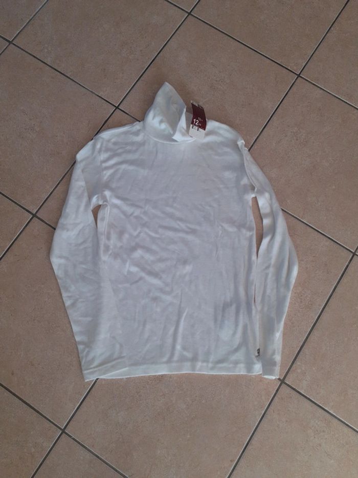 Col roulé 12 ans Neuf crème