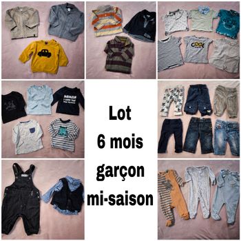 Lot mi saison 6 mois garçon