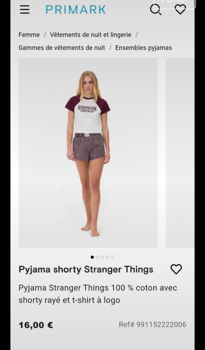 Pyjama pyjashirt Stranger things primark - photo numéro 8
