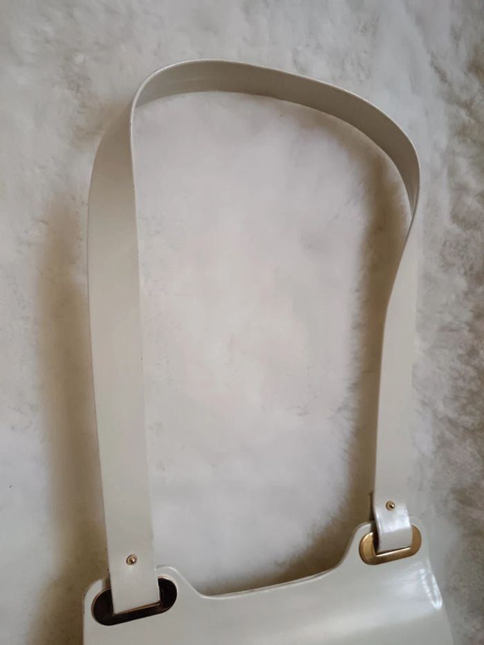 Sac baguette vintage en cuir Les Sacs Fabienne - photo numéro 3